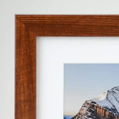 Frame It Easy 33 x 5 Russet Wood Frame