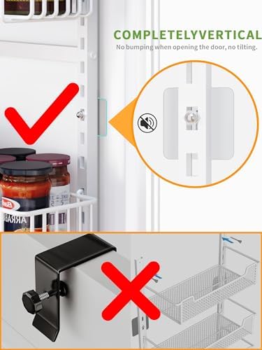 9-Tier Over Door Pantry Organizer, Metal Hanging Storage for Kitchen