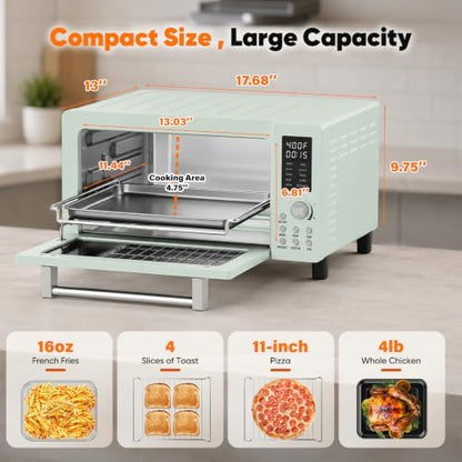 Nuwave Bravo Pro Convection Air Fryer Toaster Oven Combo