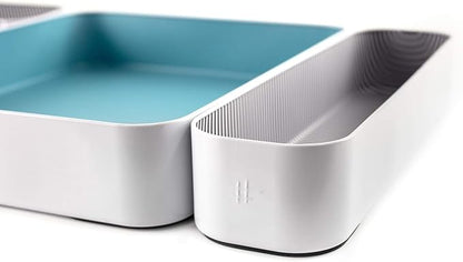 Three by Three Seattle 12 Piece Metal Organizer Tray Set