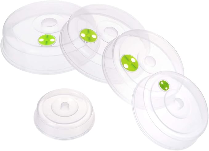 Set of 5 Microwave Plate Covers