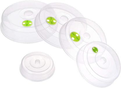 Set of 5 Microwave Plate Covers