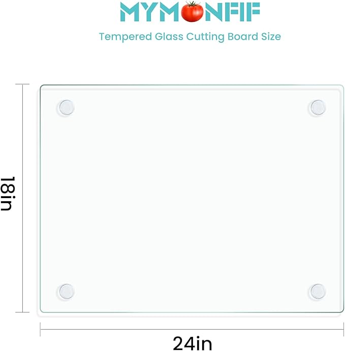 Mymonfif Tempered Glass Cutting Board