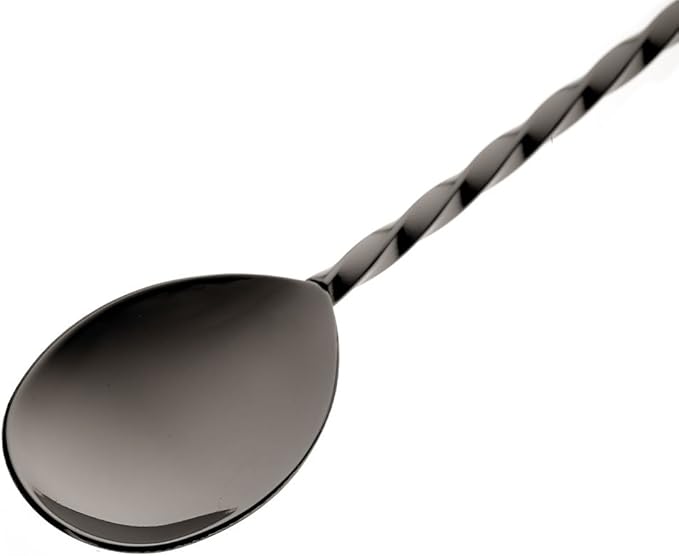 Barfly Bar Spoon with Muddler 11 13/16" (30.0 cm), (30 cm), Gun Metal Black