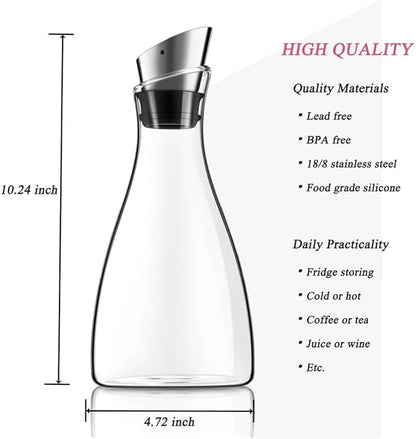 Purefold 44 Ounce Glass Carafe