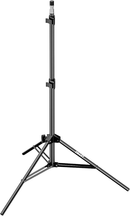 EMART 7 Ft Light Stand for Photography, Portable Photo Video Lighting Tripod with Carry Case for Speedlight, Flash, Softbox, Strobe, Camera, Selfie, Photographic Portrait -1 Pack