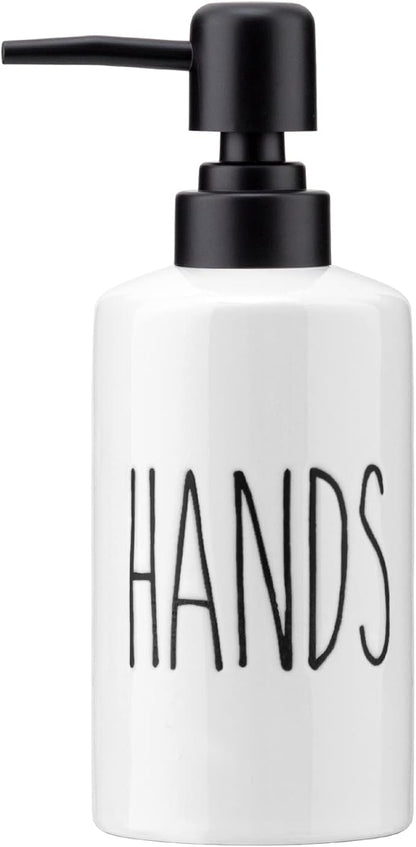 FE Hand Soap Dispenser, 10oz Ceramic Soap Dispenser