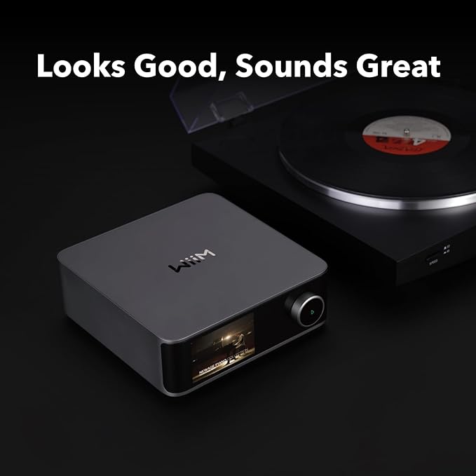 WiiM Ultra Music Streamer & Digital Preamp | 3.5" Touchscreen, Compatible