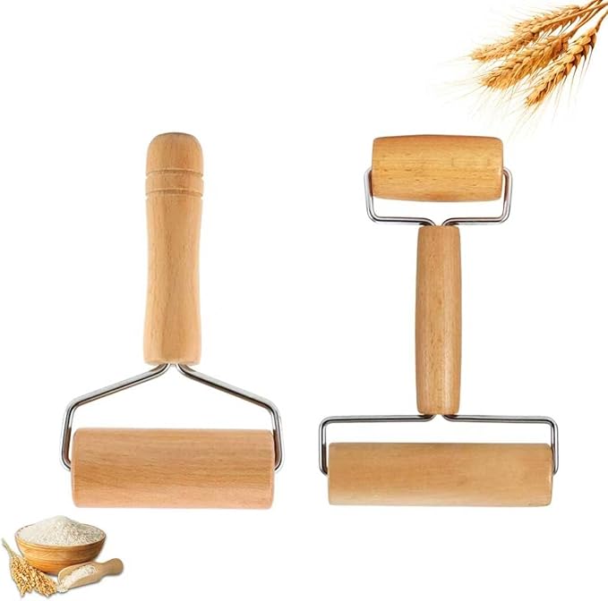 Small Wooden Rolling Pin for Dough Mini Dough Roller