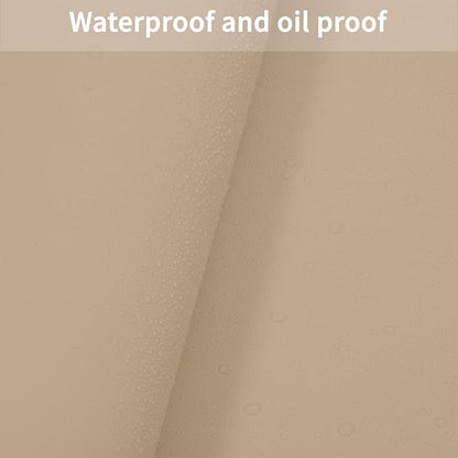 Leather Table Pad,1.8mm Thick,40x78 Inch,Dining Table Pad,Table Pads for Dining Room Table Rectangular,Table Pads for Dining Room Table,Dining Table Cover(Light Brown+Gray,40x78)