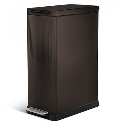 Home Zone Living 12 Gallon Slim Kitchen Trash Can
