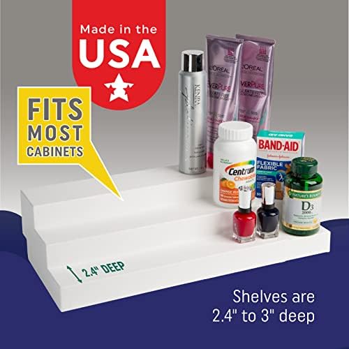 Dial Industries 3 Tier Expandable Pantry Shelf Organizer, Standard (Pack of 2)