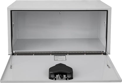 Buyers Products 1702205 Steel Underbody Truck Tool Box 18 x 18 x 36 Inch, White Powder-Coated 14 Ga Steel, Locking Stainless Paddle Latch, Drop Door, Weather-Resistant, Made in USA