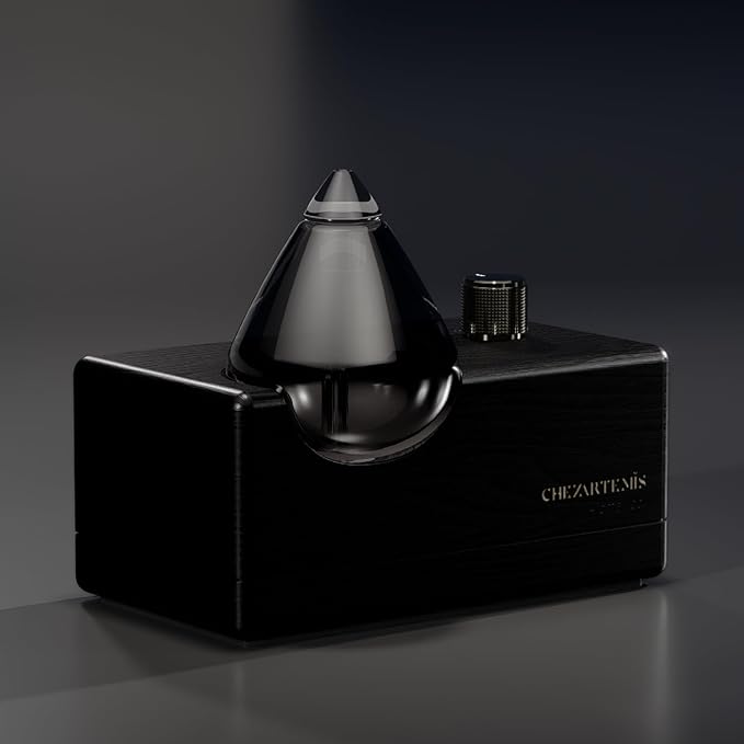 Black Obsidian Glass Essential Oil Diffuser