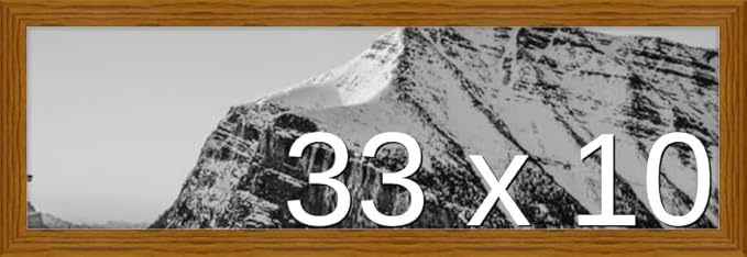 Frame It Easy 33 x 10 Hazel Wood Frame