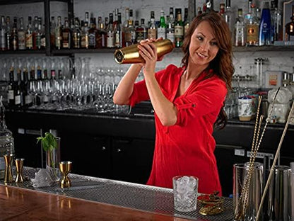 Barfly M37009GD Cocktail Tin, Set (18 oz and 28 oz), Gold