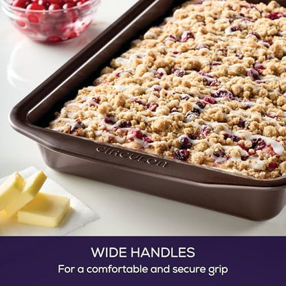 Circulon Symmetry Nonstick Rectangular Cake Pan - Chocolate - 9" x 13"