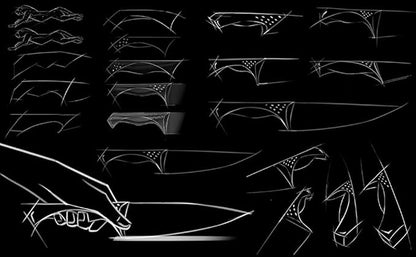 WIZEKA Kitchen Knife Set with Block: Razor Sharp 15 Pcs Professional Chef Knife