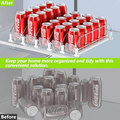 IBORING Drink Organizer for Fridge,Holds up to 15 Cans