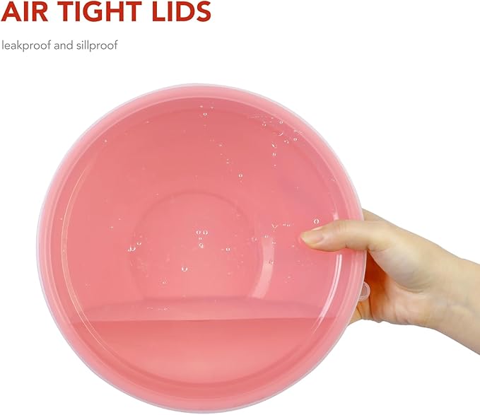 BoxedHome BPA Free Plastic Round Mixing Bowl