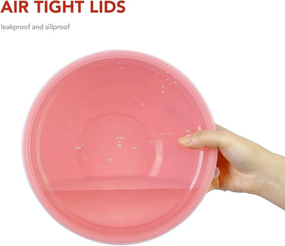 BoxedHome BPA Free Plastic Round Mixing Bowl