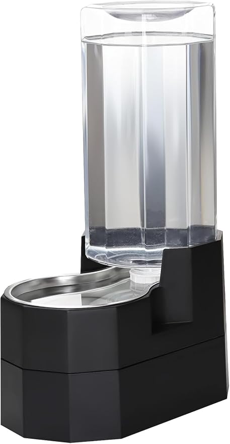 Sfozstra Elevated Dog Water Dispenser: 9L Gravity Auto Refill -Senior &
