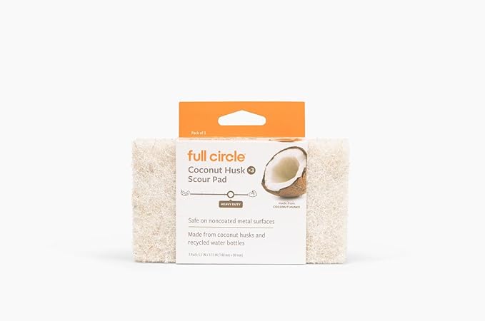 Full Circle Heavy Duty Scour Pads, Safe