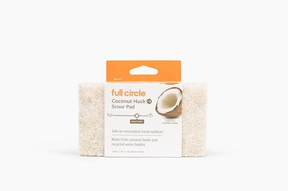 Full Circle Heavy Duty Scour Pads, Safe