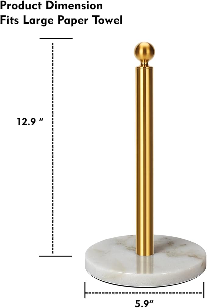 Gold Paper Towel Holder Countertop,