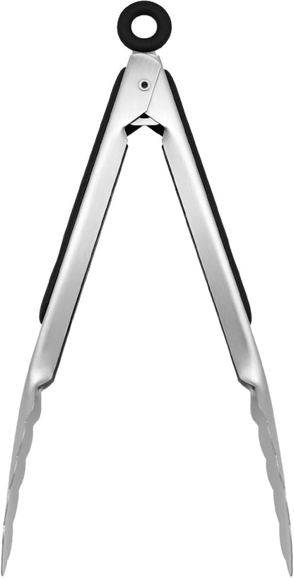 9-inch Stainless Steel Kitchen Tongs