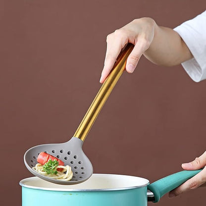 Gold Skimmer, Berglander Non-stick Silicone Strainer