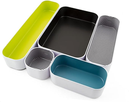 Three by Three Seattle 5 Piece Metal Organizer Tray Set