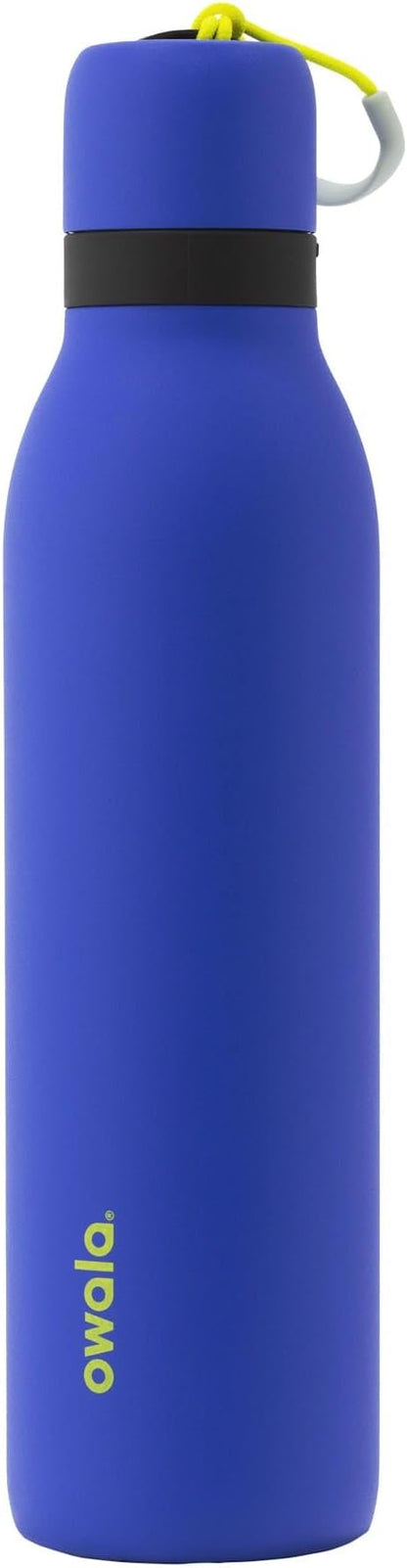 Owala FreeSip Twist Insulated Stainless Steel Water Bottle with Straw for Sports and Travel, BPA-Free, 24-oz, Blue (Vigilante) (DSG)
