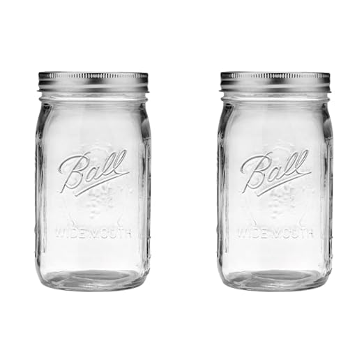 Ball Wide Mouth Glass Mason Jars