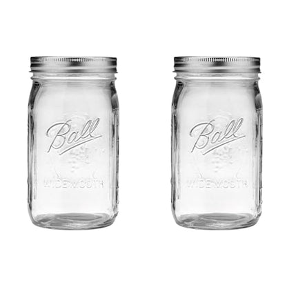 Ball Wide Mouth Glass Mason Jars