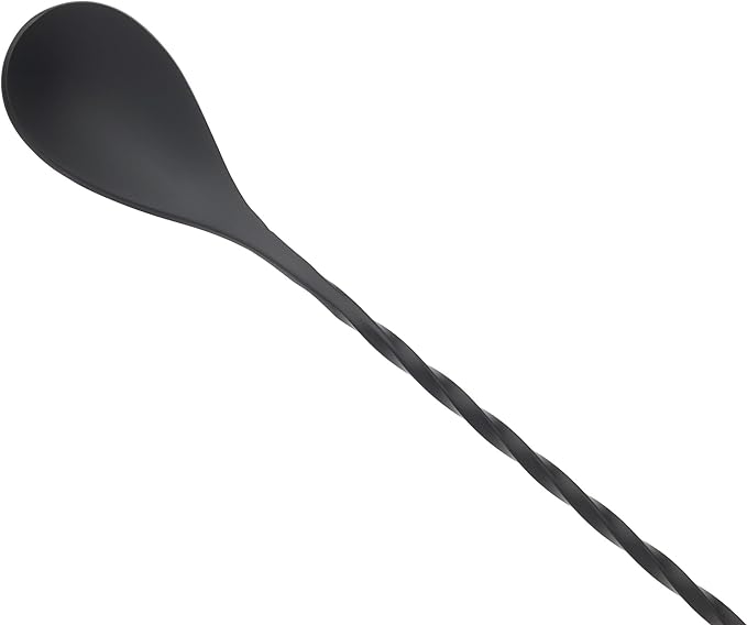 Barfly Standard Bar Spoon, Japanese Style 13 3/16" (33.5 cm), Matte Black