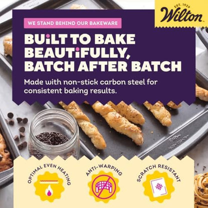 Wilton Platinum Non-Stick Baking Sheet, Made Without PFAS, 10 x 15 in.