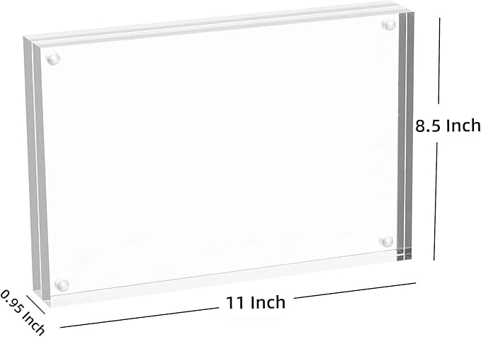 Meetu Acrylic Picture Frame 8.5x11