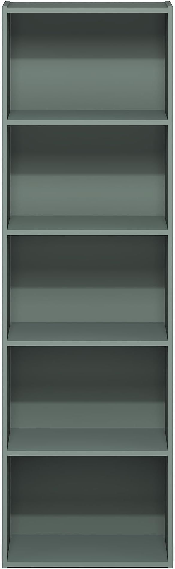 Furinno LUDER Book Shelf, 5-Tier Bookshelf, Bookcase