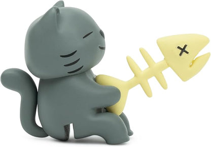 Tea Mates - 1pc Cute Fishing Cat - Tea Bag Holder and String Rest - Tea