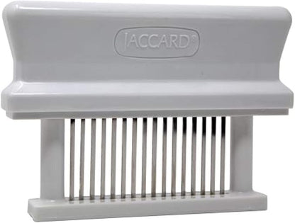 Jaccard 16-Blade Meat Tenderizer, Original Super Mini Meat Tenderizer, ABS Columns, 1.00 x 4.00 x 5.8 Inches, White