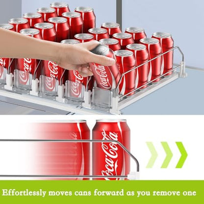 IBORING Drink Organizer for Fridge,Holds up to 15 Cans
