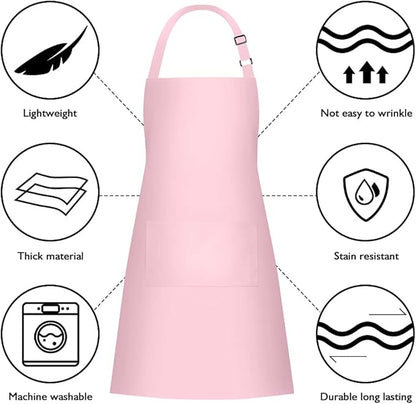 Jubatus 2 Pack 100% Cotton Aprons
