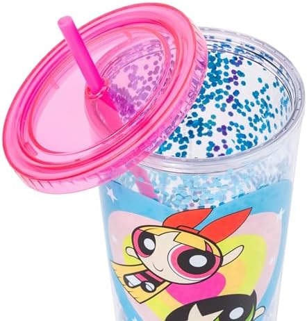 Silver Buffalo Powerpuff Girls Blossom, Plastic Cold Cup, 32oz
