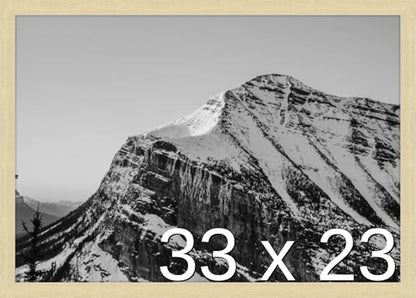 Frame It Easy 33 x 23 Wheat Wood Frame