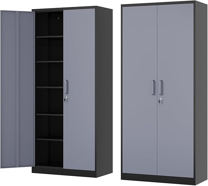 Metal Storage Cabinet-72” Tall Steel File Cabinets