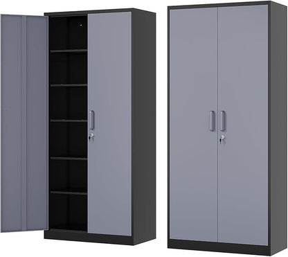 Metal Storage Cabinet-72” Tall Steel File Cabinets
