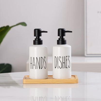 FE Hand Soap Dispenser, 10oz Ceramic Soap Dispenser