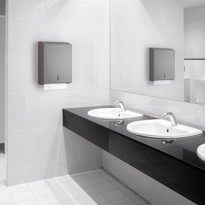 Paper Towel Dispenser Wall Mount Commercial c-fold/Multi-fold/Tri-fold