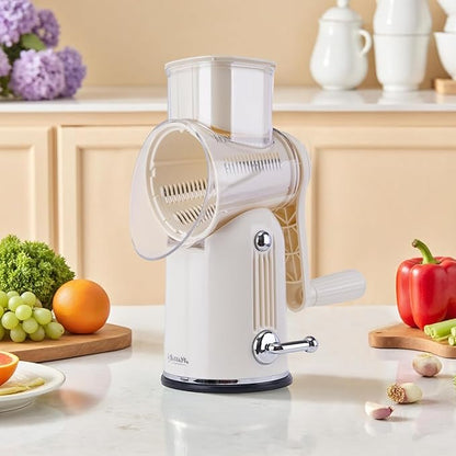 5-in-1 Rotary Cheese Grater Vegetable Slicer
